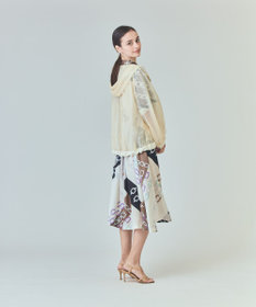 GRACE CONTINENTAL マクラメメッシュフーディー