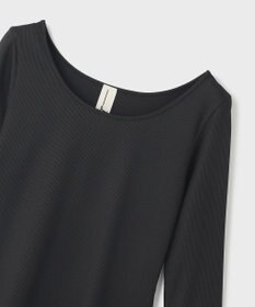 GRACE CONTINENTAL テレコボートネックトップ