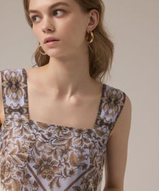 GRACE CONTINENTAL マルチWAYシフォンワンピース