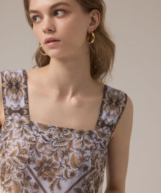 GRACE CONTINENTAL マルチWAYシフォンワンピース