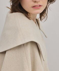 GRACE CONTINENTAL リネンオックスケープジャケット