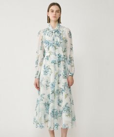 GRACE CONTINENTAL フラワーレイヤーワンピース