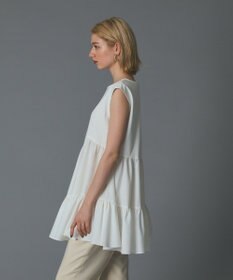 GRACE CONTINENTAL フレア切替カットトップ