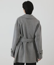 GRACE CONTINENTAL カシミヤ混リバーコート