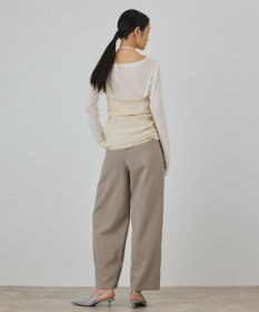 GRACE CONTINENTAL ダブルクロスバレルパンツ