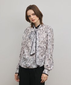 GRACE CONTINENTAL フルーツフラワープリントトップ