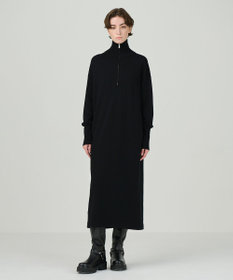 GRACE CONTINENTAL ストレートニットワンピース ブラック