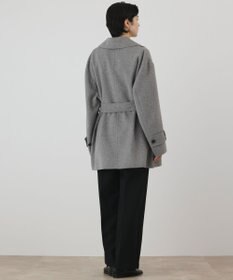 GRACE CONTINENTAL カシミヤ混リバーコート