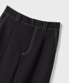 GRACE CONTINENTAL タックカーブパンツ