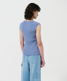 GRACE CONTINENTAL リブシアーニットトップ