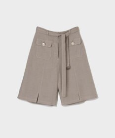 GRACE CONTINENTAL リネンデニムライクパンツ