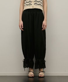 GRACE CONTINENTAL ドロストクロップドパンツ
