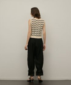 GRACE CONTINENTAL ドロストクロップドパンツ