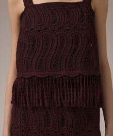 GRACE CONTINENTAL クロシェレースキャミ