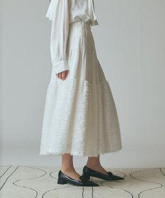 GRACE CONTINENTAL フェザージャガードコンビスカート