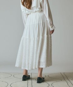 GRACE CONTINENTAL フェザージャガードコンビスカート