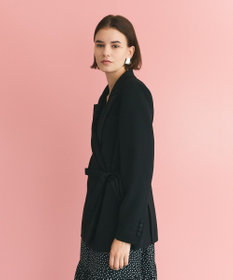 GRACE CONTINENTAL サテンボウ付テーラードジャケット