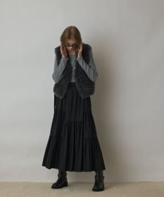 GRACE CONTINENTAL ティアードロングスカート