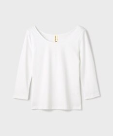 GRACE CONTINENTAL テレコボートネックトップ