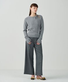 GRACE CONTINENTAL ボウタイカシミヤトップ