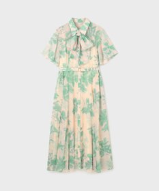 GRACE CONTINENTAL シャドーフラワープリントワンピース