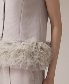 GRACE CONTINENTAL チュールヘムカットトップ