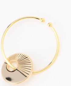 GRACE CONTINENTAL ラインコインフープイヤーカフ