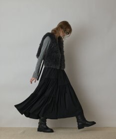 GRACE CONTINENTAL ティアードロングスカート