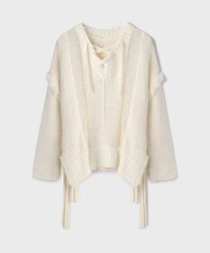 GRACE CONTINENTAL ルーズオーバーニットトップ