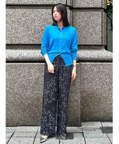 GRACE CONTINENTAL ウールシルクニットカーディガン