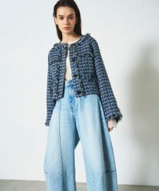 GRACE CONTINENTAL フリンジドルマンジャケット