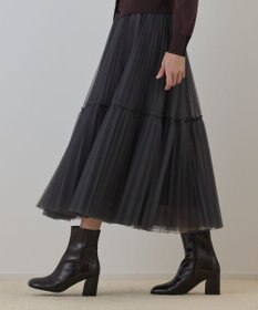 GRACE CONTINENTAL チュールティアードスカート