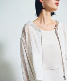 GRACE CONTINENTAL メッシュコンビフーディー