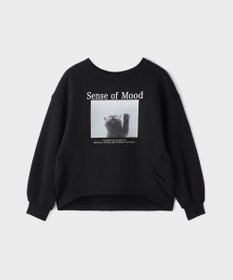 GRACE CONTINENTAL Catphoto裏毛トップ