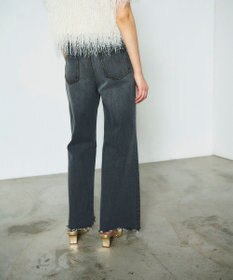 GRACE CONTINENTAL ルーズフレアデニムパンツ