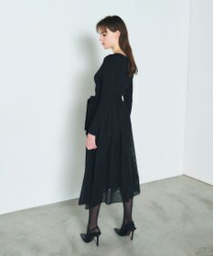 GRACE CONTINENTAL チュールコンビニットワンピース