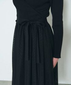 GRACE CONTINENTAL チュールコンビニットワンピース