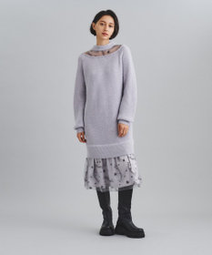スターチュールニットワンピース / GRACE CONTINENTAL | GRACE スターチュールニットワンピース / GRACE CONTINENTAL | GRACE