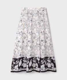 GRACE CONTINENTAL フルーツフラワープリントスカート