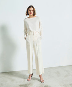 GRACE CONTINENTAL ロゴ刺繍カットトップ