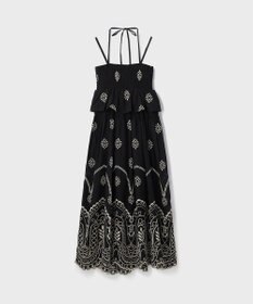 GRACE CONTINENTAL カットワークマキシドレス