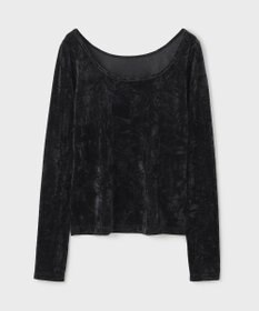 GRACE CONTINENTAL - グレースコンチネンタル 25SS クラッシュベロアカットトップ カットソー クラッシュベロアカットトップ / GRACE CONTINENTAL | GRACE