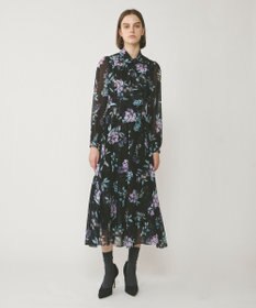 GRACE CONTINENTAL フラワーレイヤーワンピース
