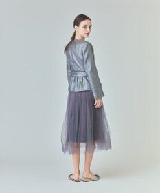 GRACE CONTINENTAL ラメWOOLボウジャケット