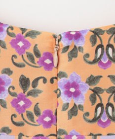 GRACE CONTINENTAL パネルプリントティアードワンピース