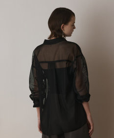 GRACE CONTINENTAL メッシュオーバーシャツ