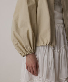 GRACE CONTINENTAL ナイロンバルーンフードジャケット