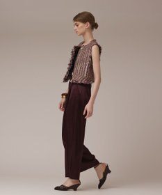 GRACE CONTINENTAL コンパクトツイードベスト