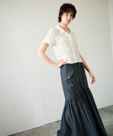 GRACE CONTINENTAL ワークワイドパンツ