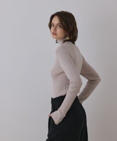 GRACE CONTINENTAL ウールハイゲージニットトップ